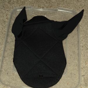 Black Horse Ear Bonnet
